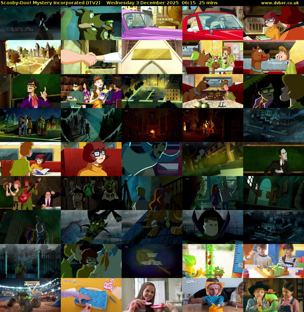Scooby-Doo! Mystery Incorporated (ITV2) Wednesday 3 December 2025 06:15 - 06:40