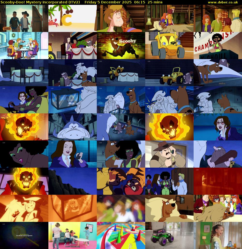 Scooby-Doo! Mystery Incorporated (ITV2) Friday 5 December 2025 06:15 - 06:40