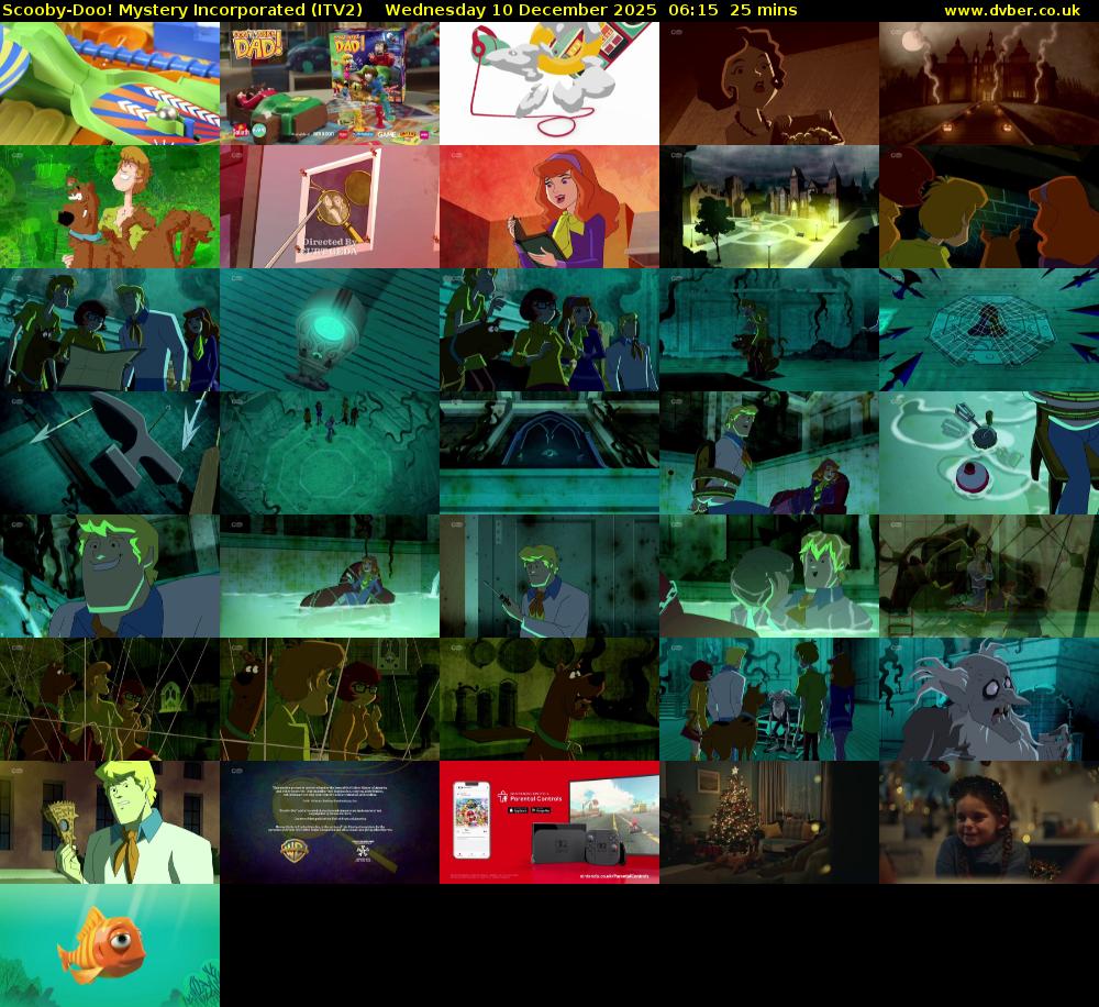 Scooby-Doo! Mystery Incorporated (ITV2) Wednesday 10 December 2025 06:15 - 06:40