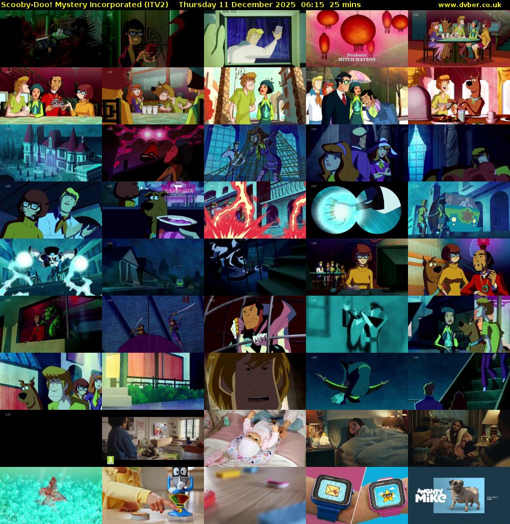 Scooby-Doo! Mystery Incorporated (ITV2) Thursday 11 December 2025 06:15 - 06:40