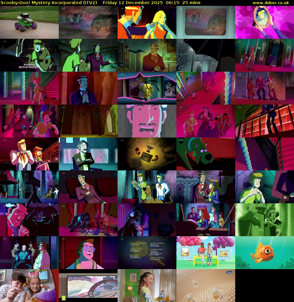 Scooby-Doo! Mystery Incorporated (ITV2) Friday 12 December 2025 06:15 - 06:40