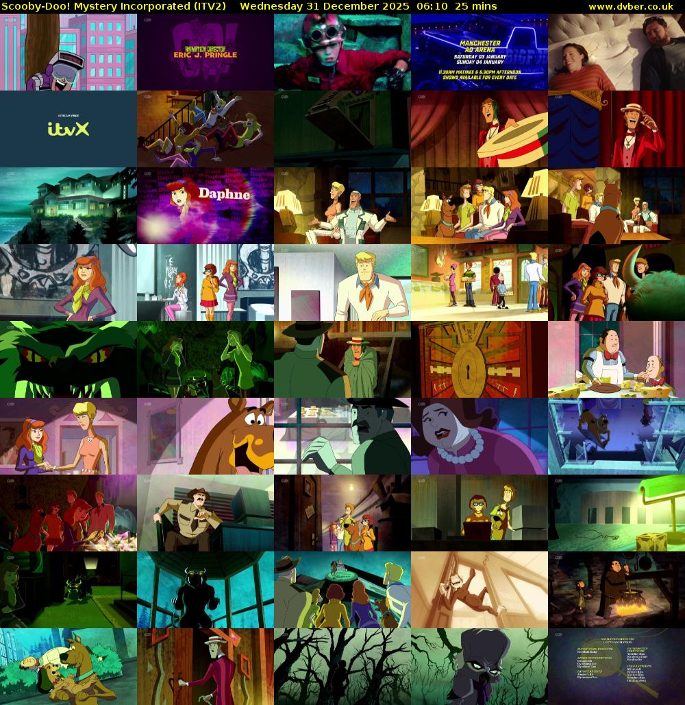 Scooby-Doo! Mystery Incorporated (ITV2) Wednesday 31 December 2025 06:10 - 06:35