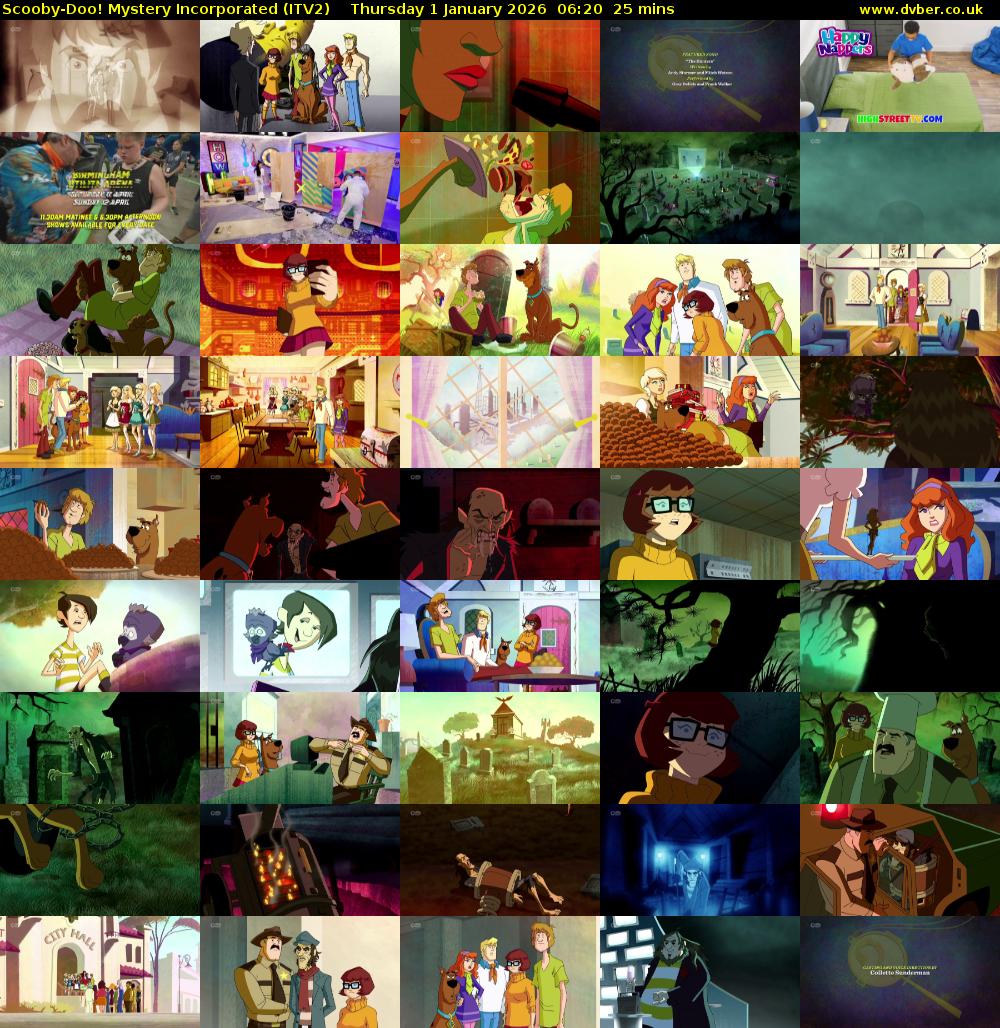 Scooby-Doo! Mystery Incorporated (ITV2) Thursday 1 January 2026 06:20 - 06:45