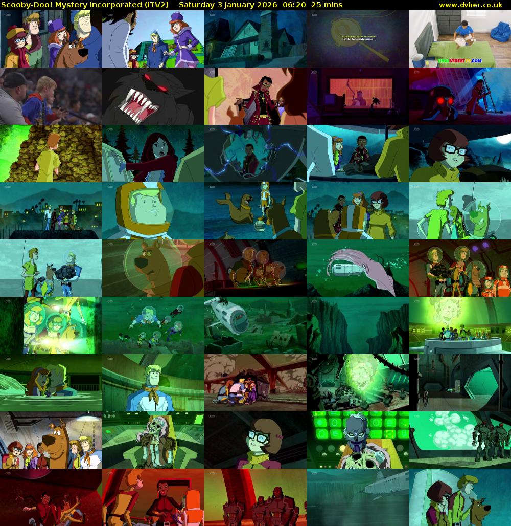 Scooby-Doo! Mystery Incorporated (ITV2) Saturday 3 January 2026 06:20 - 06:45