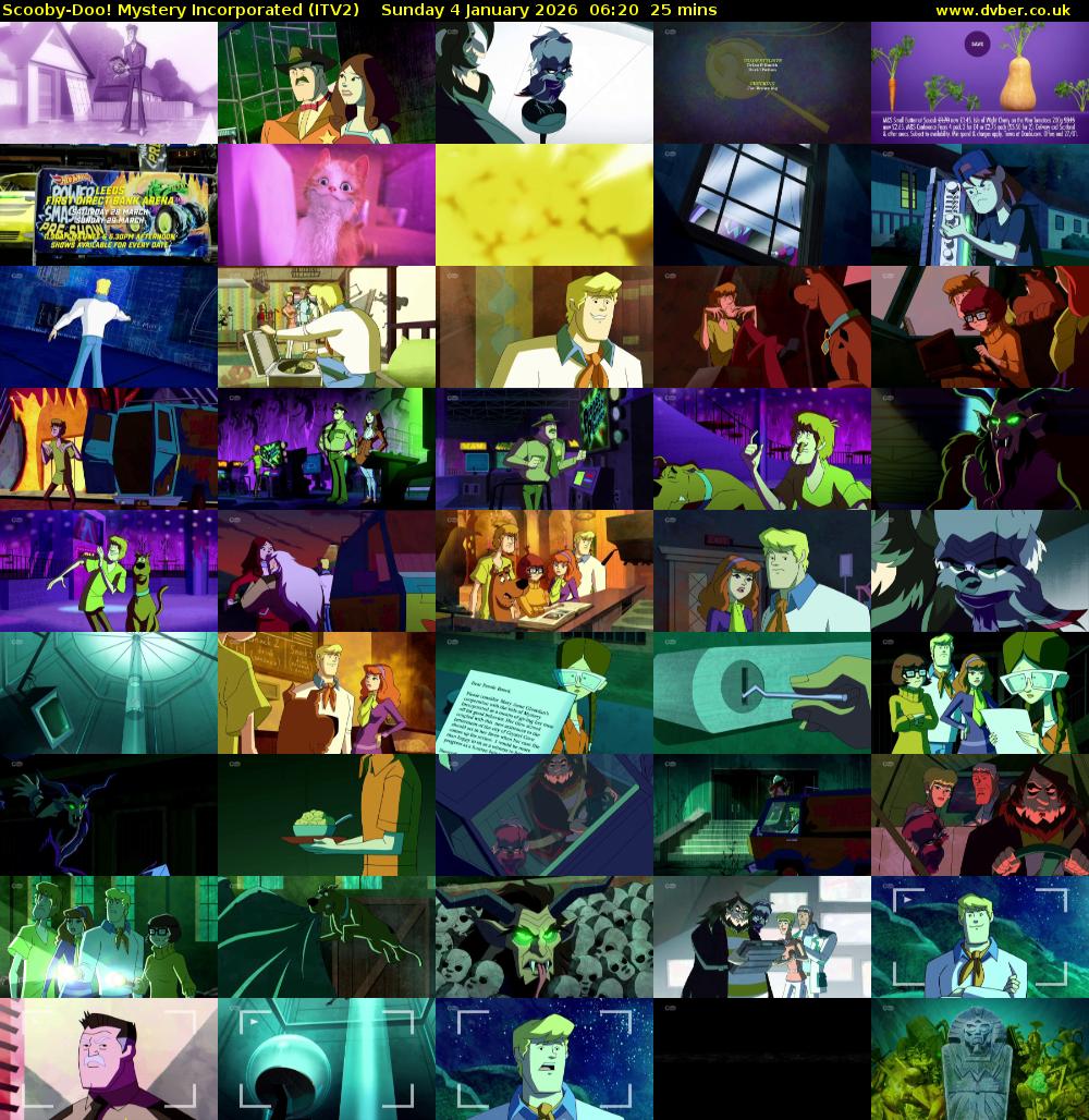 Scooby-Doo! Mystery Incorporated (ITV2) Sunday 4 January 2026 06:20 - 06:45