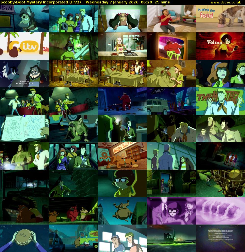 Scooby-Doo! Mystery Incorporated (ITV2) Wednesday 7 January 2026 06:20 - 06:45