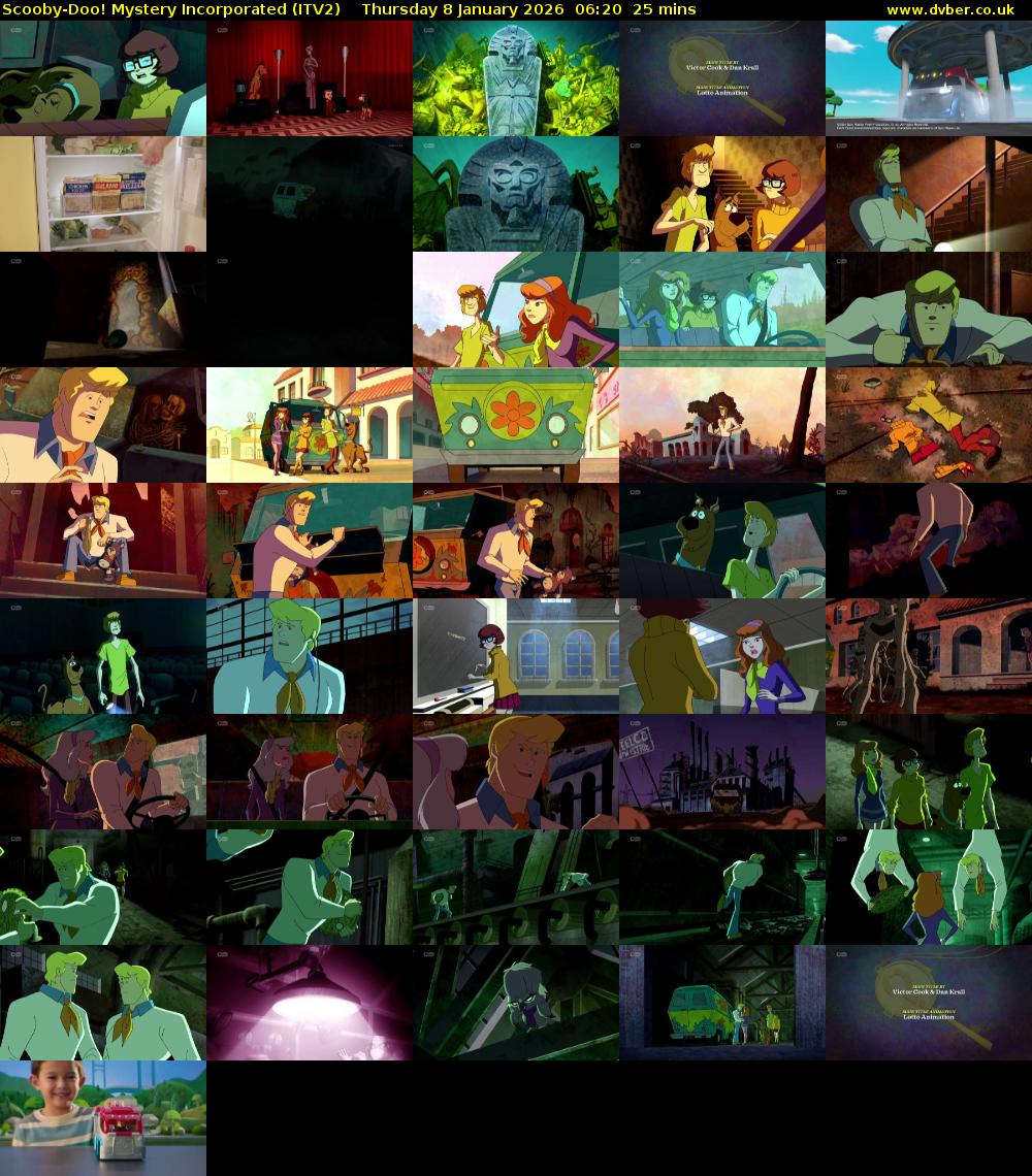 Scooby-Doo! Mystery Incorporated (ITV2) Thursday 8 January 2026 06:20 - 06:45