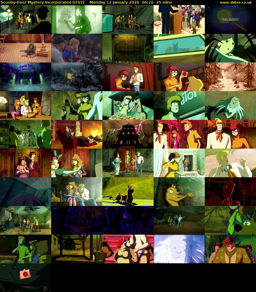 Scooby-Doo! Mystery Incorporated (ITV2) Monday 12 January 2026 06:20 - 06:45