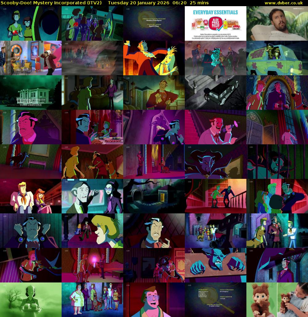 Scooby-Doo! Mystery Incorporated (ITV2) Tuesday 20 January 2026 06:20 - 06:45