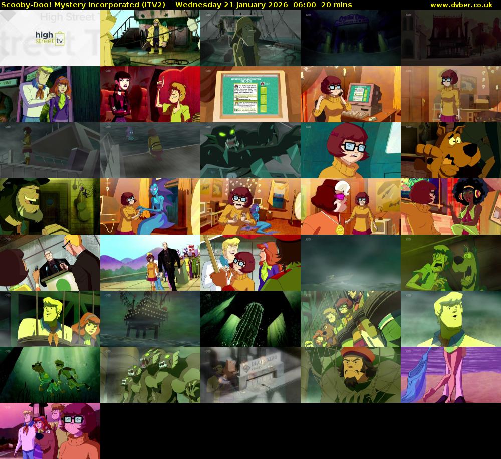 Scooby-Doo! Mystery Incorporated (ITV2) Wednesday 21 January 2026 06:00 - 06:20