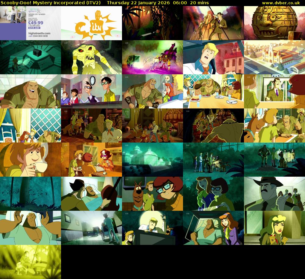 Scooby-Doo! Mystery Incorporated (ITV2) Thursday 22 January 2026 06:00 - 06:20