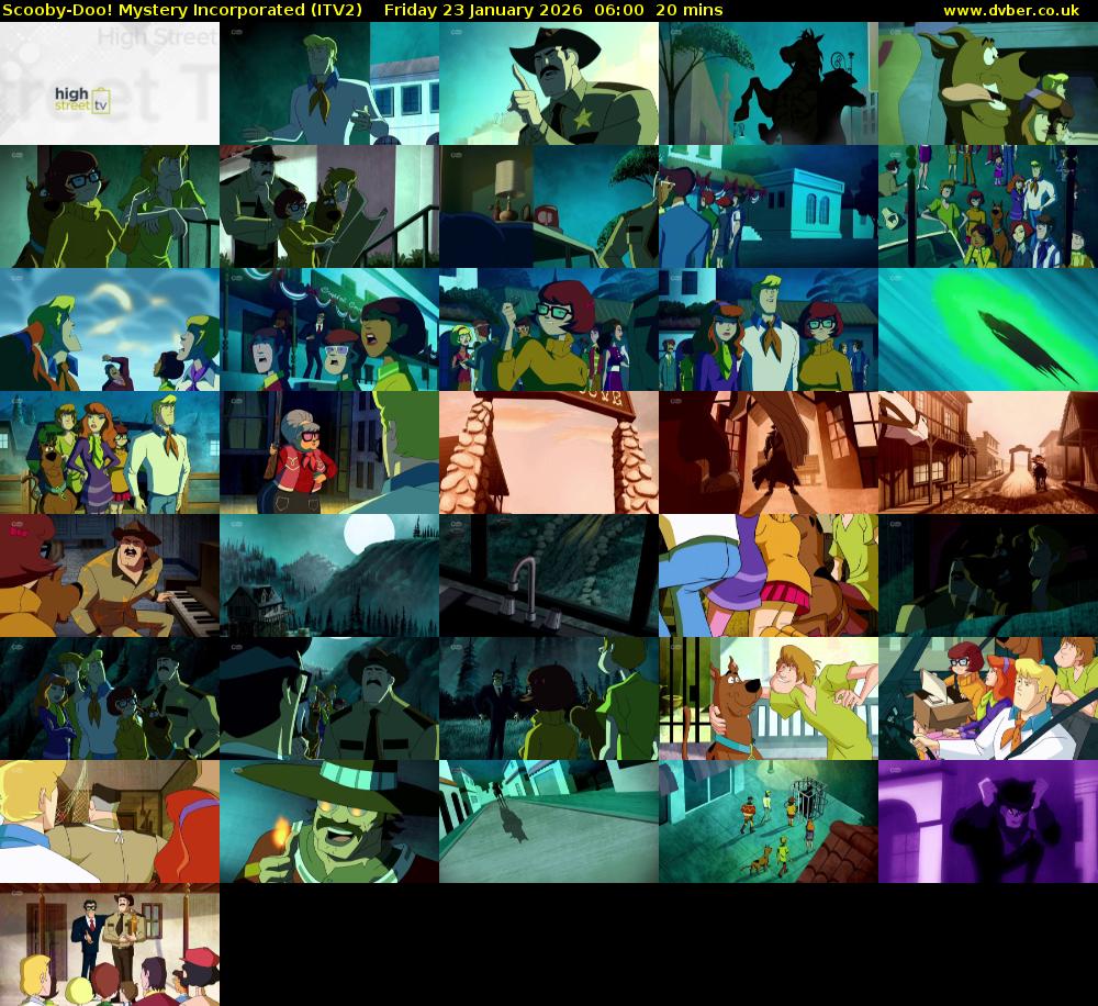 Scooby-Doo! Mystery Incorporated (ITV2) Friday 23 January 2026 06:00 - 06:20