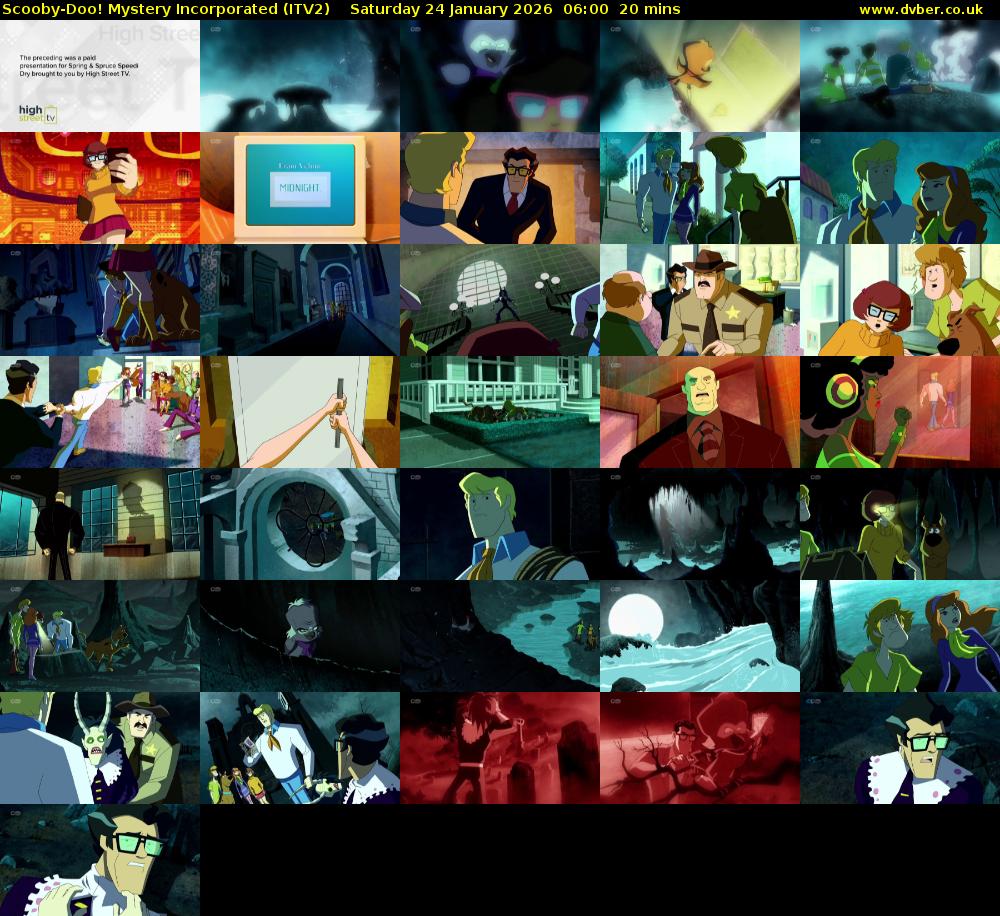 Scooby-Doo! Mystery Incorporated (ITV2) Saturday 24 January 2026 06:00 - 06:20