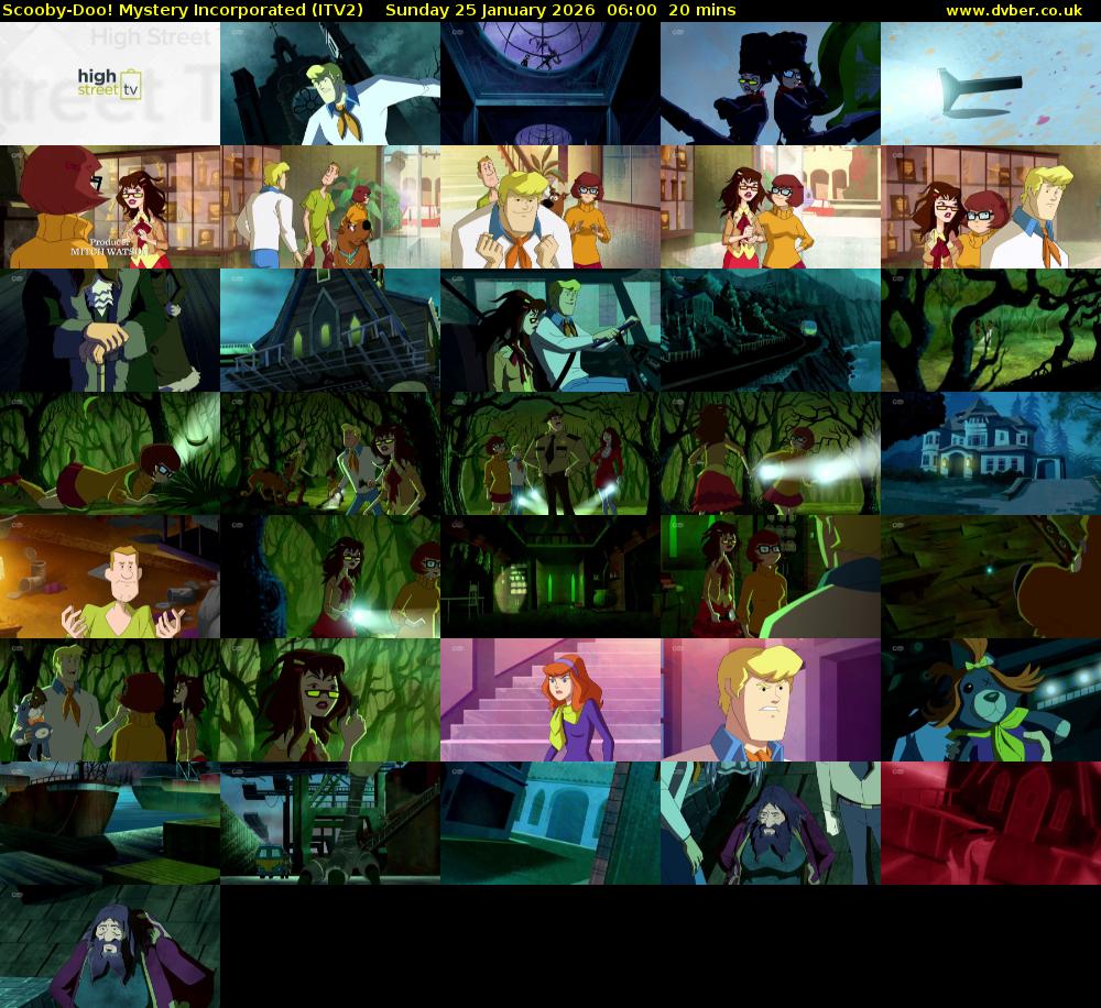 Scooby-Doo! Mystery Incorporated (ITV2) Sunday 25 January 2026 06:00 - 06:20
