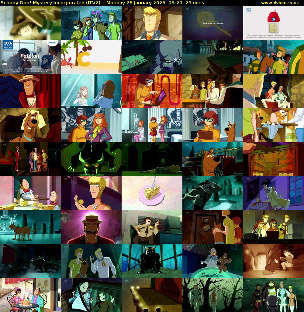Scooby-Doo! Mystery Incorporated (ITV2) Monday 26 January 2026 06:20 - 06:45