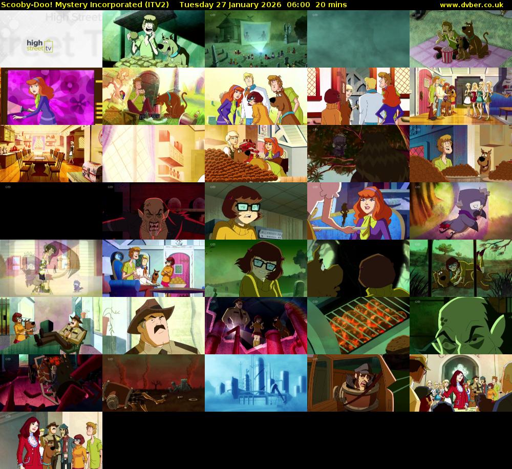 Scooby-Doo! Mystery Incorporated (ITV2) Tuesday 27 January 2026 06:00 - 06:20