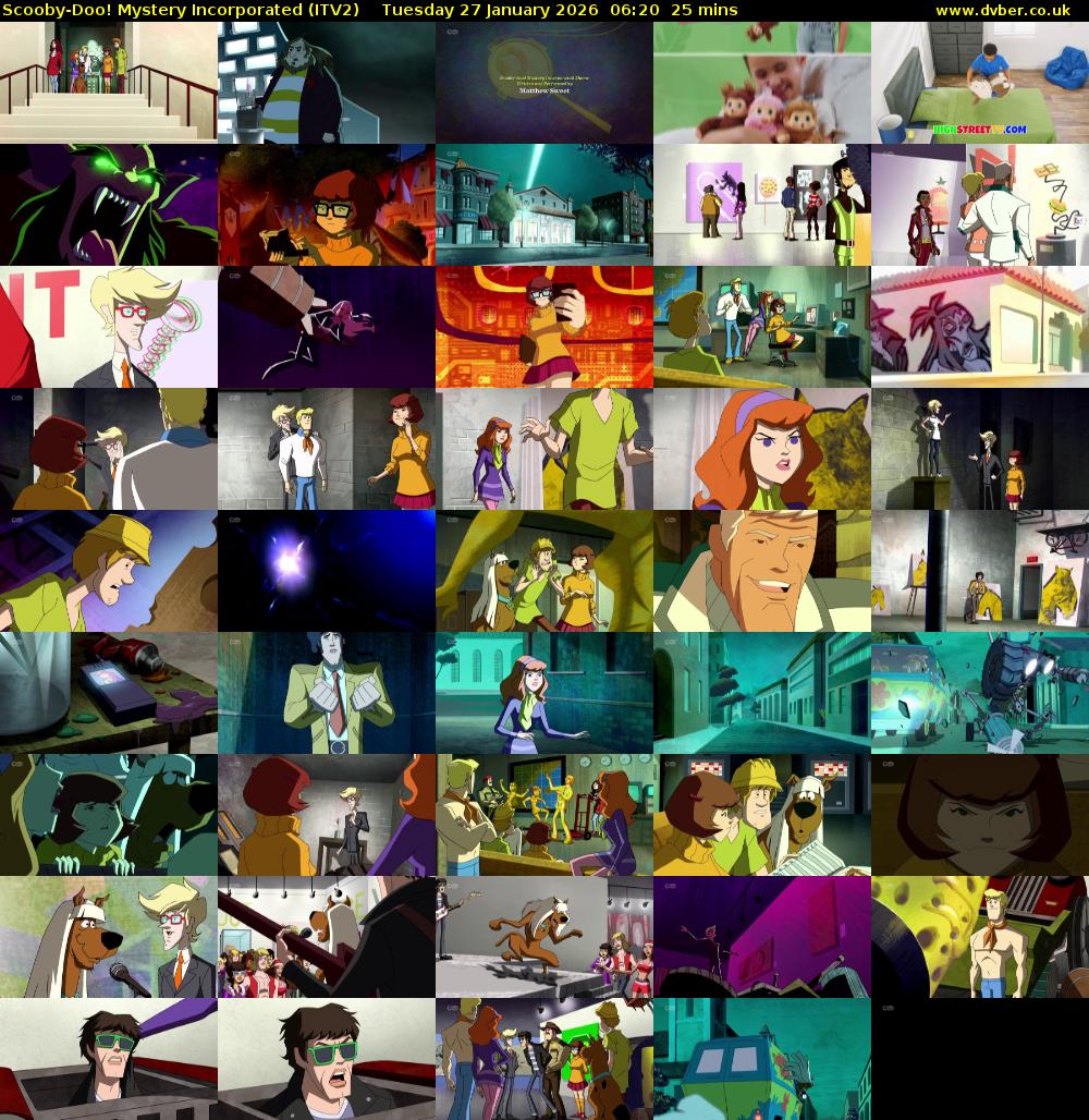Scooby-Doo! Mystery Incorporated (ITV2) Tuesday 27 January 2026 06:20 - 06:45