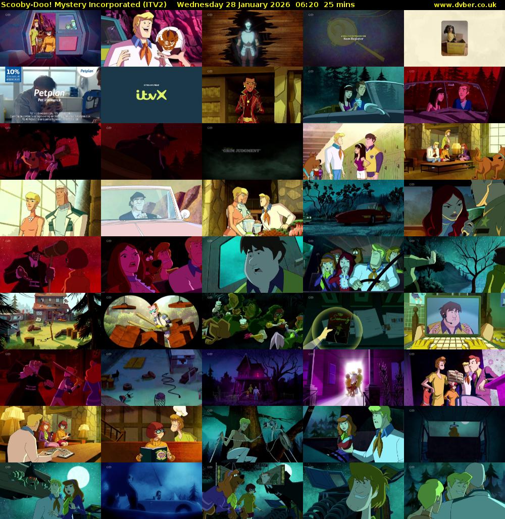Scooby-Doo! Mystery Incorporated (ITV2) Wednesday 28 January 2026 06:20 - 06:45