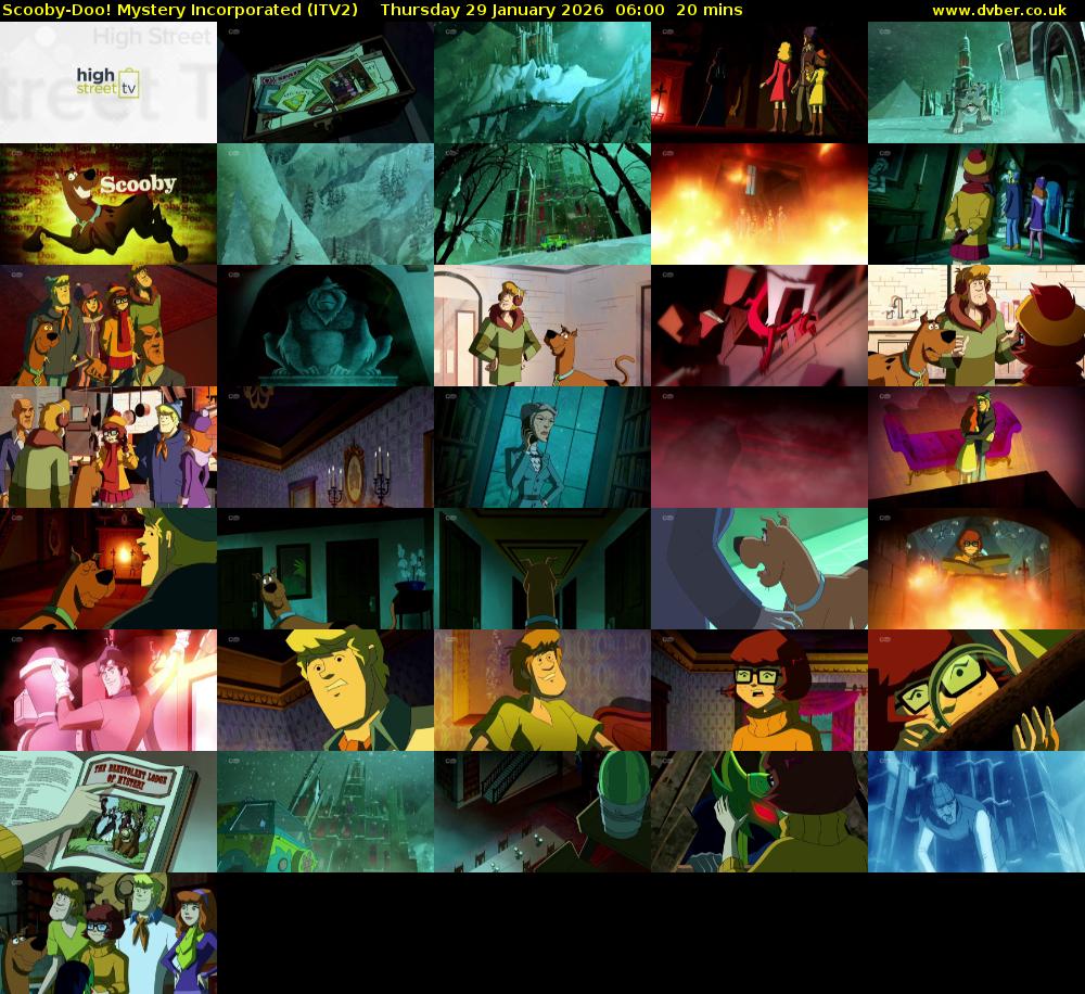 Scooby-Doo! Mystery Incorporated (ITV2) Thursday 29 January 2026 06:00 - 06:20
