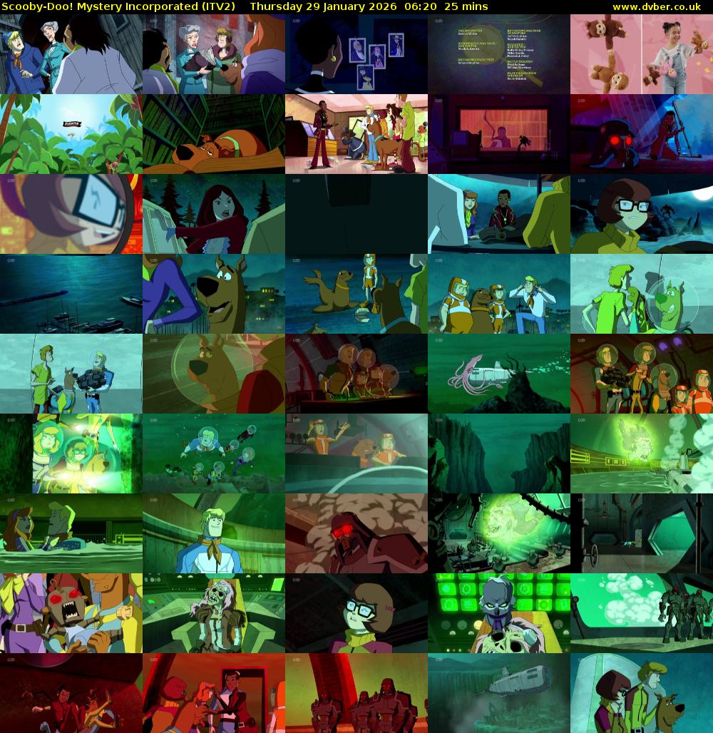 Scooby-Doo! Mystery Incorporated (ITV2) Thursday 29 January 2026 06:20 - 06:45