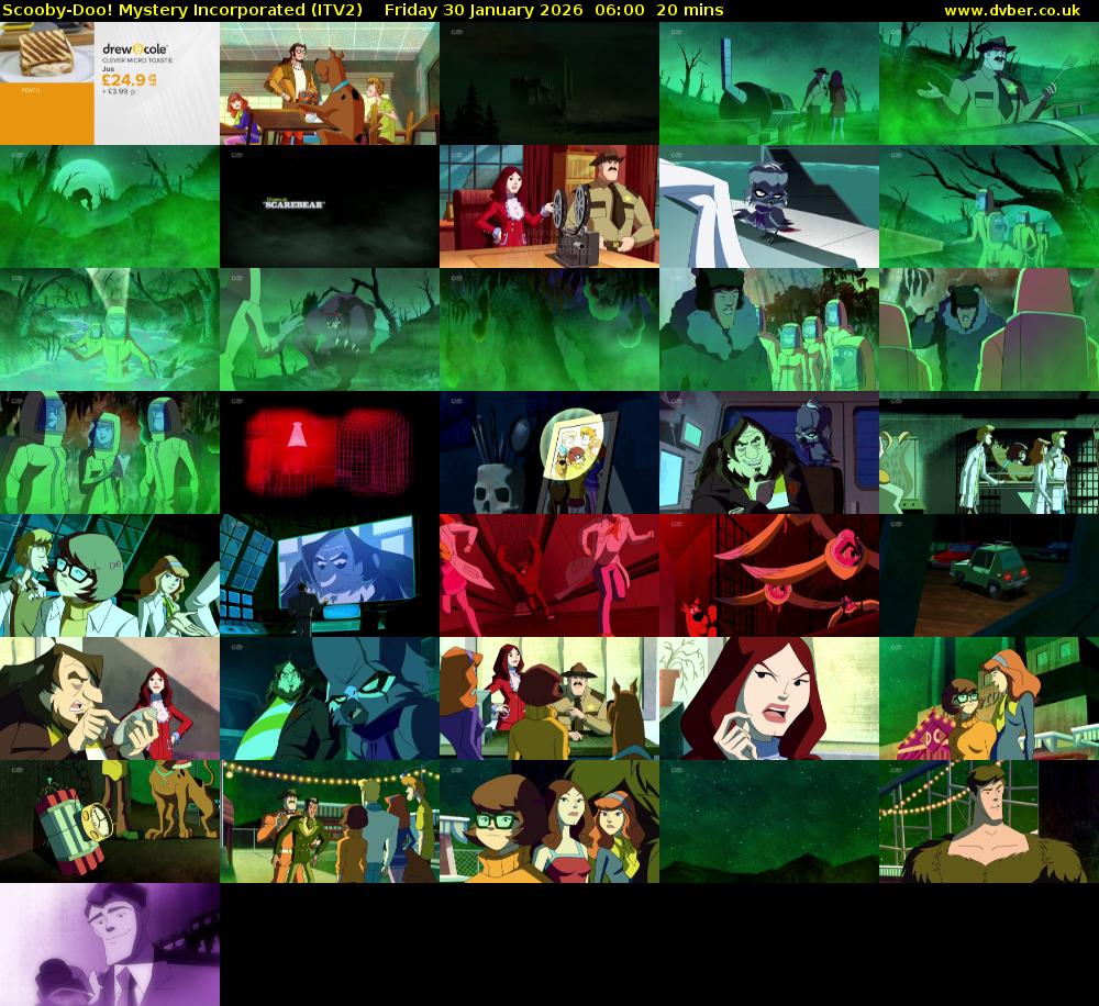 Scooby-Doo! Mystery Incorporated (ITV2) Friday 30 January 2026 06:00 - 06:20