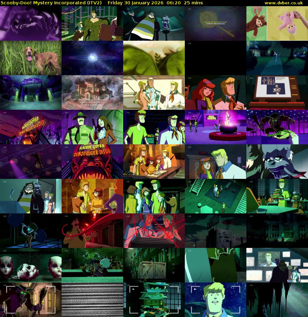 Scooby-Doo! Mystery Incorporated (ITV2) Friday 30 January 2026 06:20 - 06:45