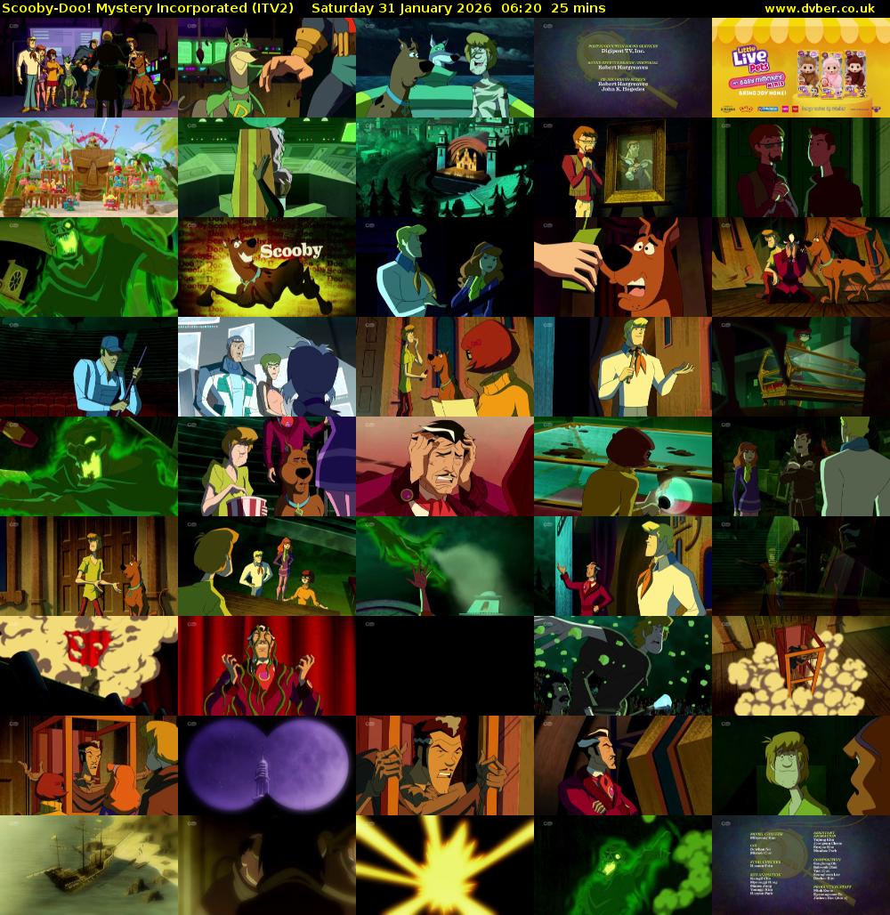 Scooby-Doo! Mystery Incorporated (ITV2) Saturday 31 January 2026 06:20 - 06:45