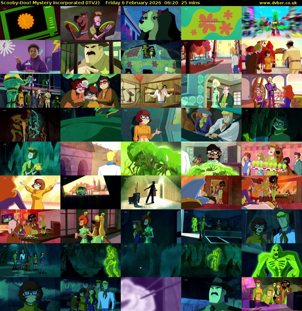 Scooby-Doo! Mystery Incorporated (ITV2) Friday 6 February 2026 06:20 - 06:45