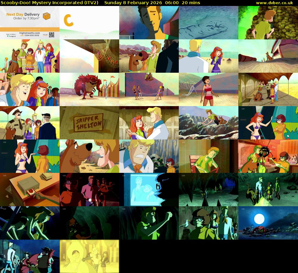 Scooby-Doo! Mystery Incorporated (ITV2) Sunday 8 February 2026 06:00 - 06:20
