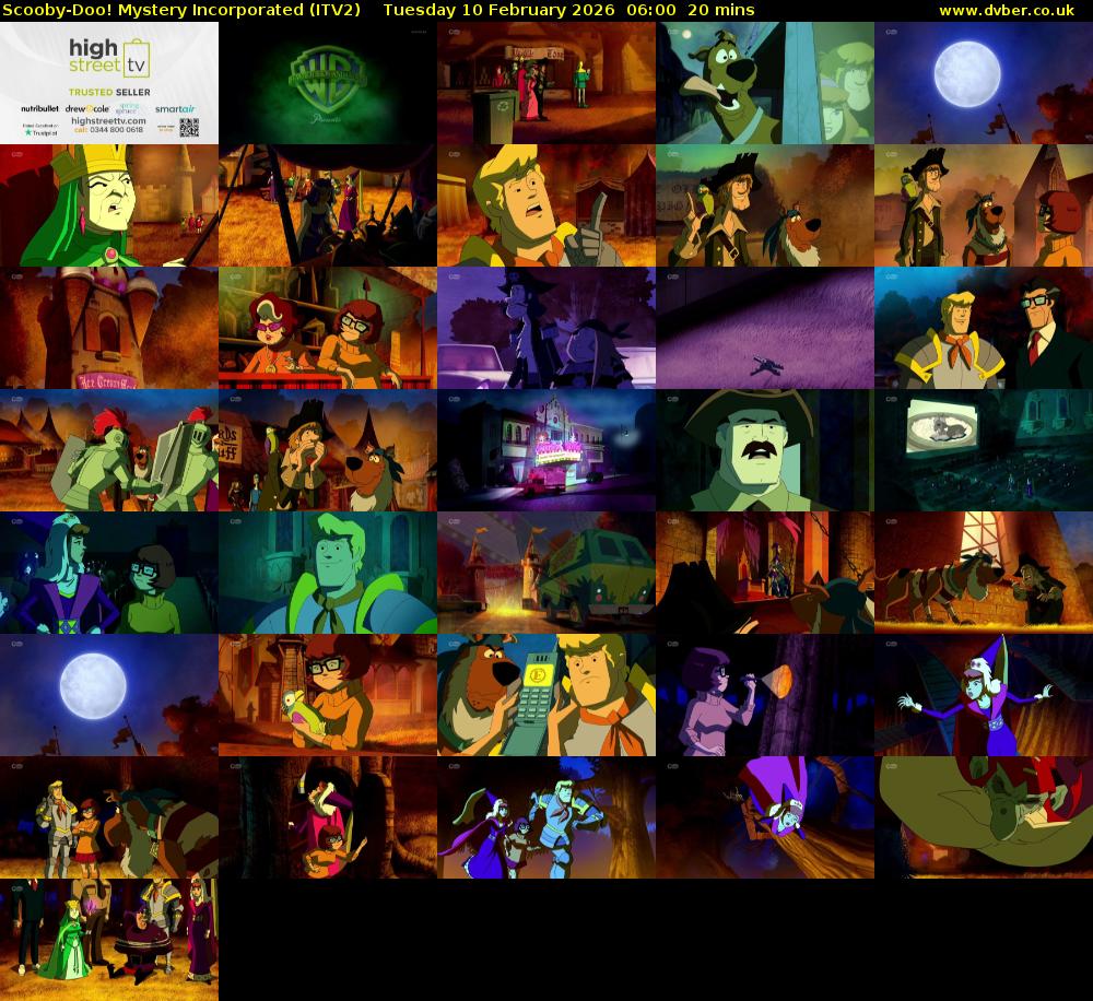 Scooby-Doo! Mystery Incorporated (ITV2) Tuesday 10 February 2026 06:00 - 06:20