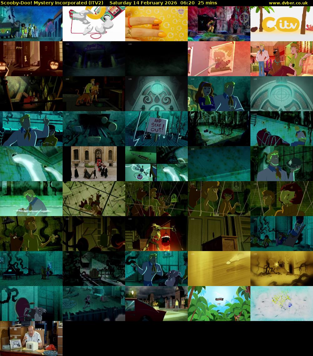 Scooby-Doo! Mystery Incorporated (ITV2) Saturday 14 February 2026 06:20 - 06:45
