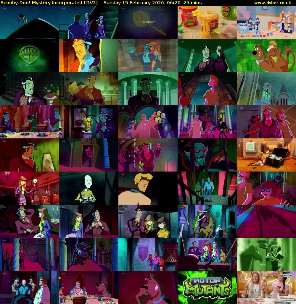 Scooby-Doo! Mystery Incorporated (ITV2) Sunday 15 February 2026 06:20 - 06:45