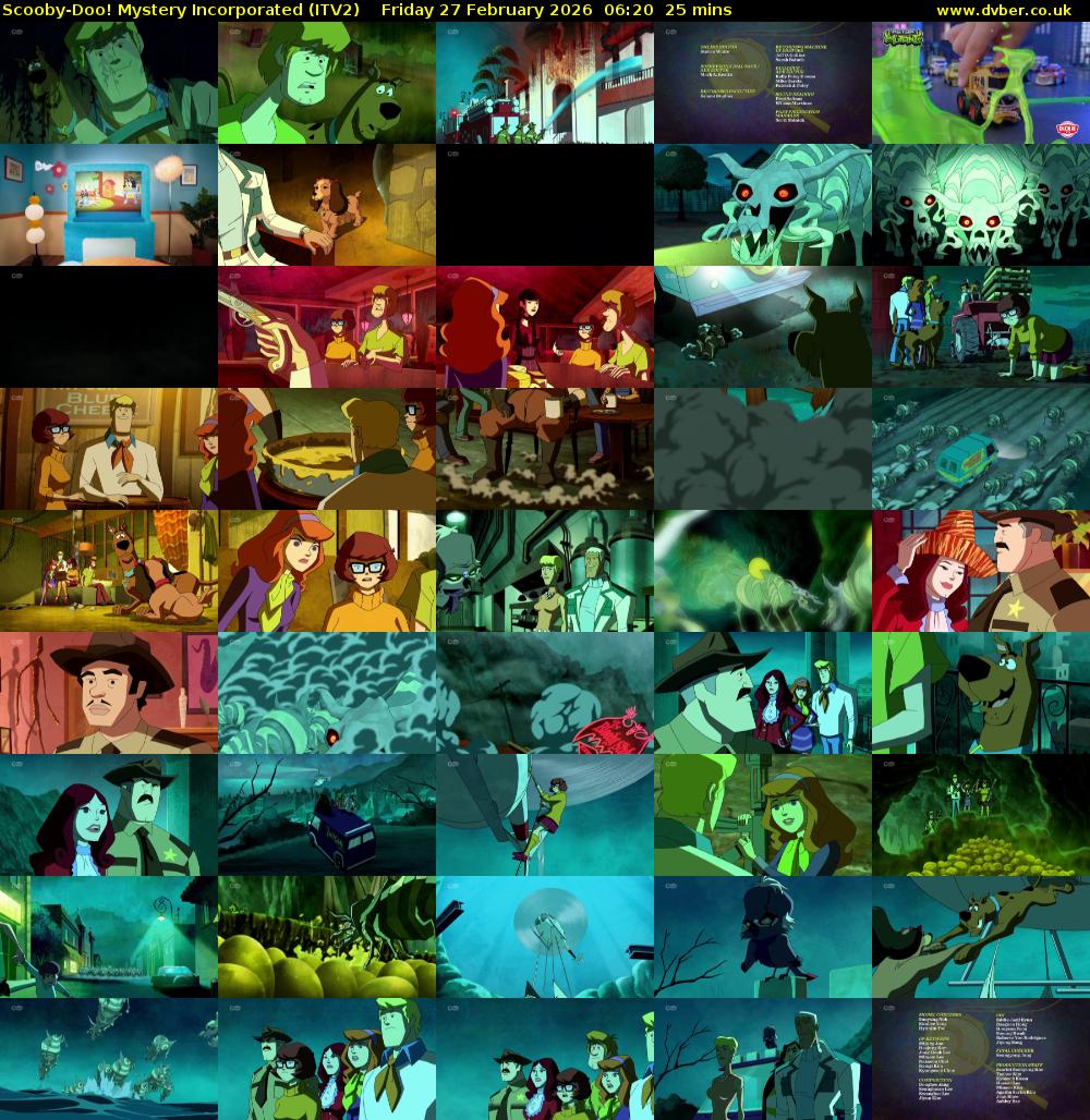 Scooby-Doo! Mystery Incorporated (ITV2) Friday 27 February 2026 06:20 - 06:45