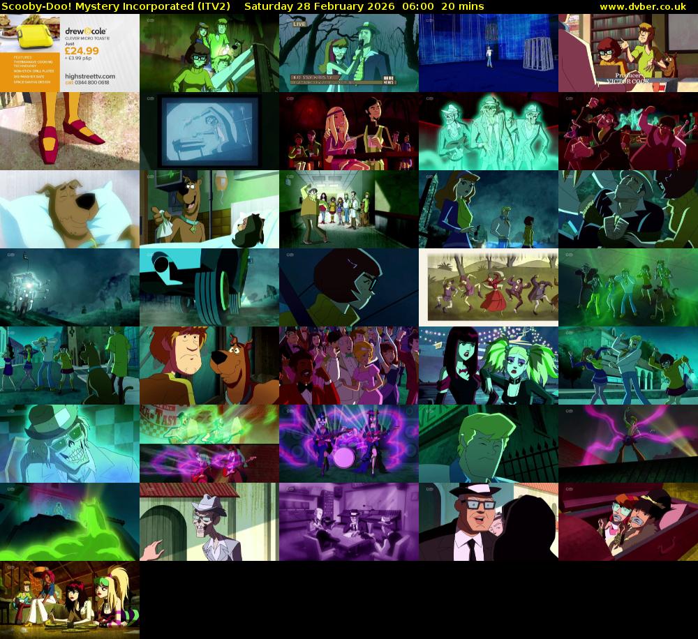 Scooby-Doo! Mystery Incorporated (ITV2) Saturday 28 February 2026 06:00 - 06:20