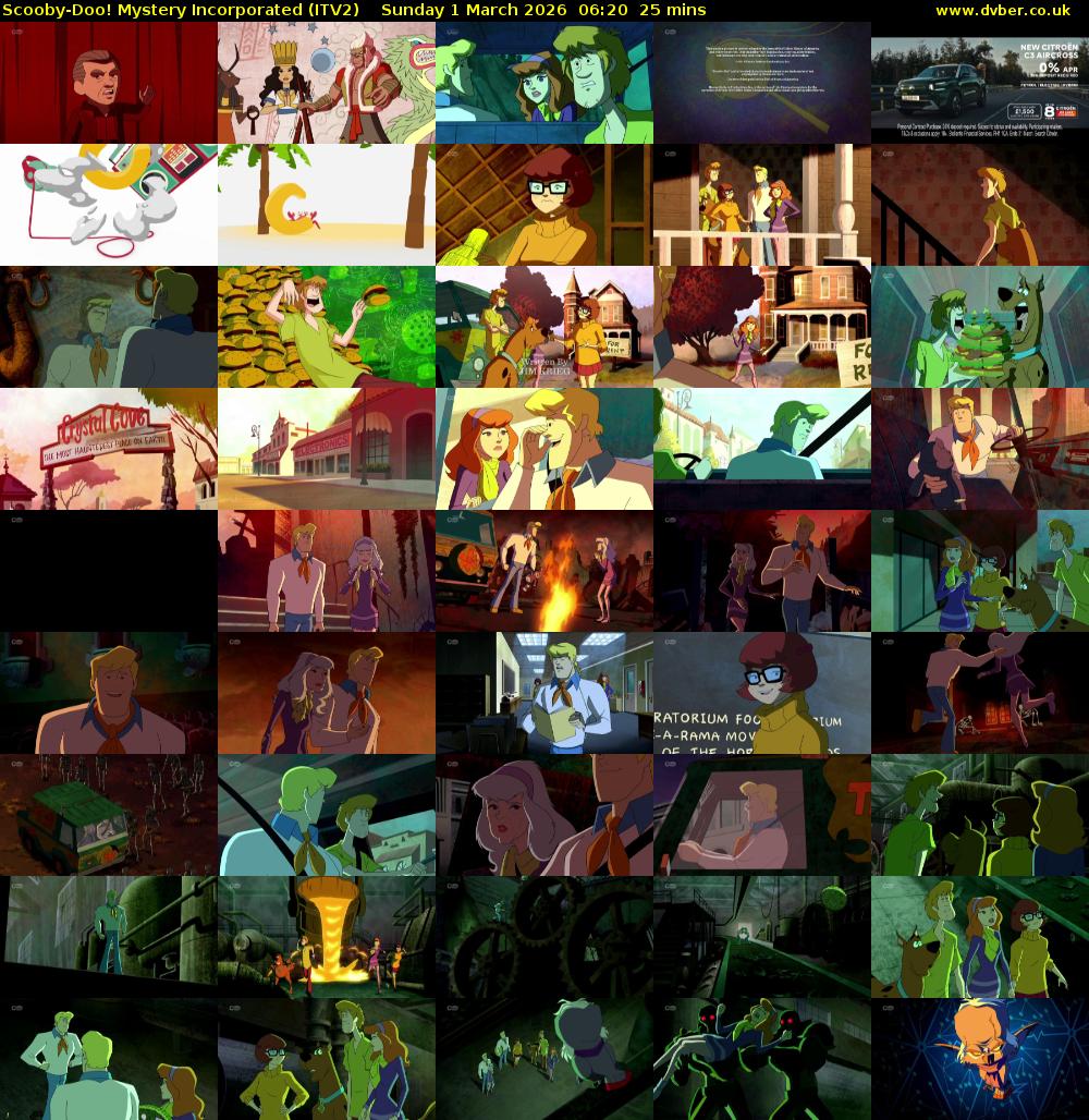 Scooby-Doo! Mystery Incorporated (ITV2) Sunday 1 March 2026 06:20 - 06:45