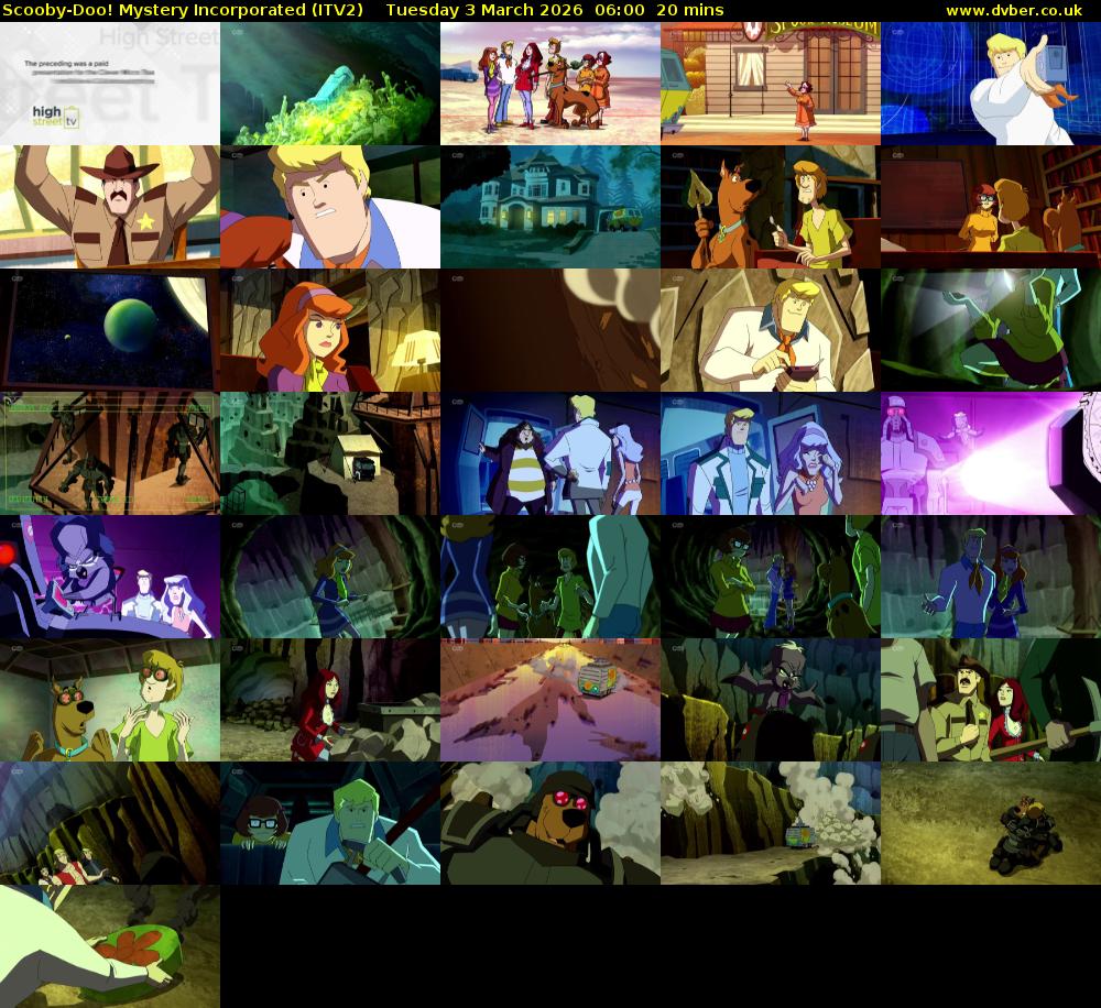 Scooby-Doo! Mystery Incorporated (ITV2) Tuesday 3 March 2026 06:00 - 06:20