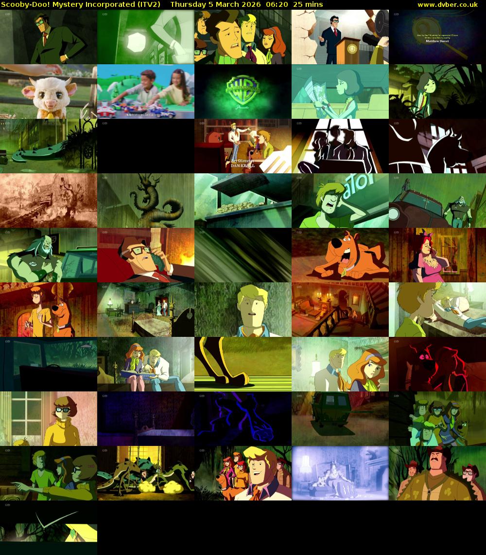 Scooby-Doo! Mystery Incorporated (ITV2) Thursday 5 March 2026 06:20 - 06:45
