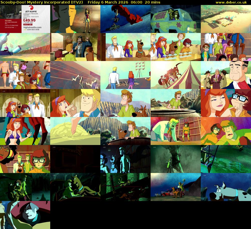 Scooby-Doo! Mystery Incorporated (ITV2) Friday 6 March 2026 06:00 - 06:20