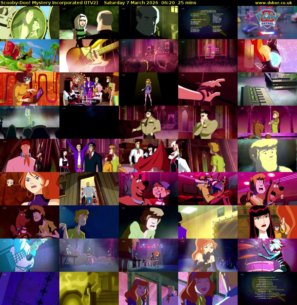 Scooby-Doo! Mystery Incorporated (ITV2) Saturday 7 March 2026 06:20 - 06:45