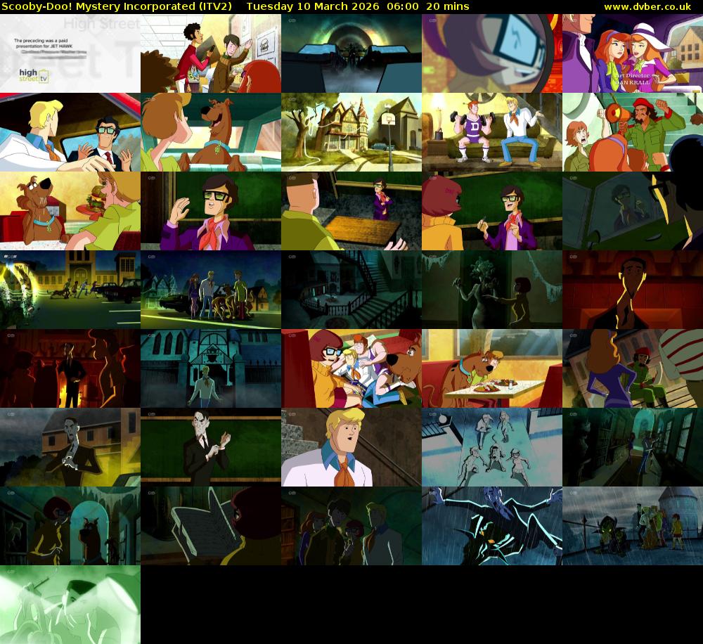 Scooby-Doo! Mystery Incorporated (ITV2) Tuesday 10 March 2026 06:00 - 06:20