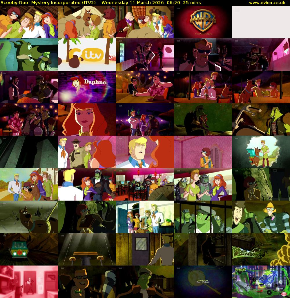 Scooby-Doo! Mystery Incorporated (ITV2) Wednesday 11 March 2026 06:20 - 06:45