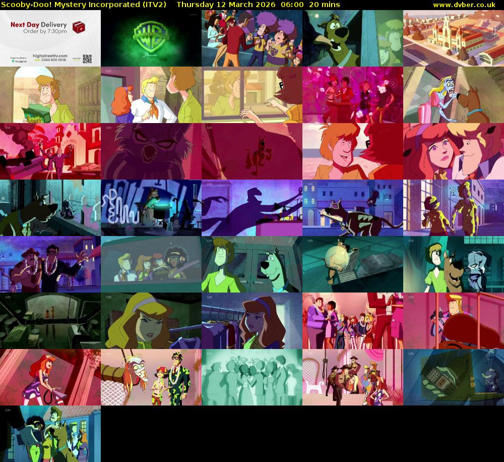 Scooby-Doo! Mystery Incorporated (ITV2) Thursday 12 March 2026 06:00 - 06:20