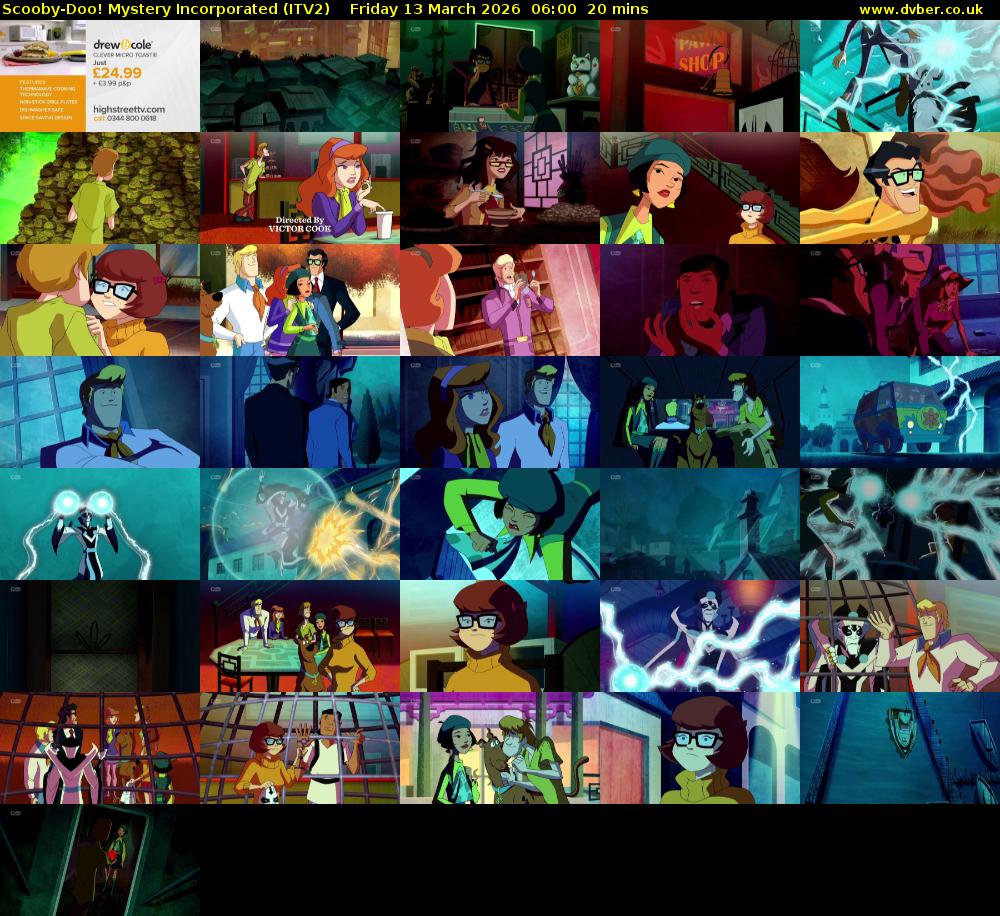 Scooby-Doo! Mystery Incorporated (ITV2) Friday 13 March 2026 06:00 - 06:20