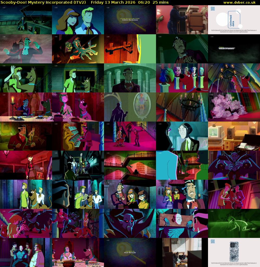 Scooby-Doo! Mystery Incorporated (ITV2) Friday 13 March 2026 06:20 - 06:45