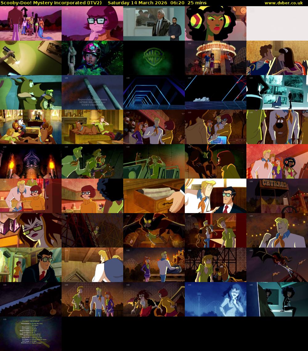 Scooby-Doo! Mystery Incorporated (ITV2) Saturday 14 March 2026 06:20 - 06:45