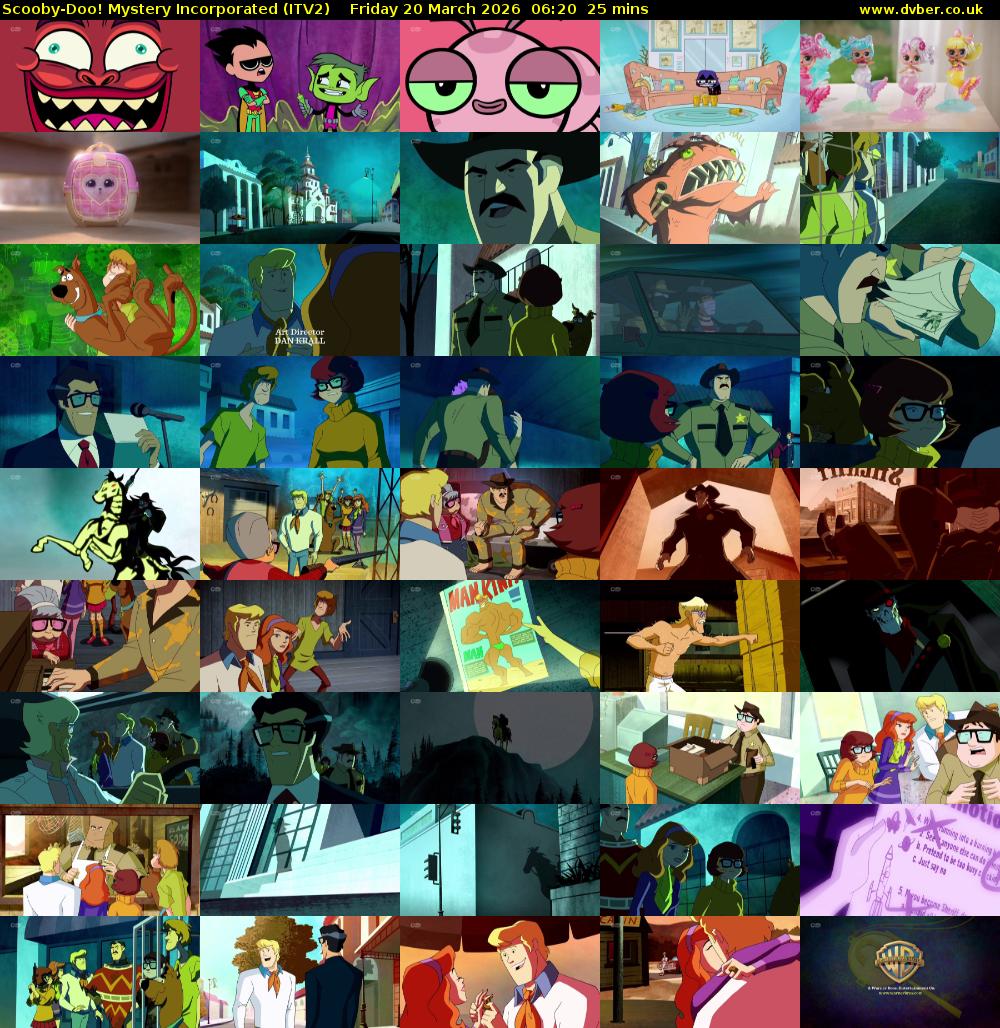 Scooby-Doo! Mystery Incorporated (ITV2) Friday 20 March 2026 06:20 - 06:45