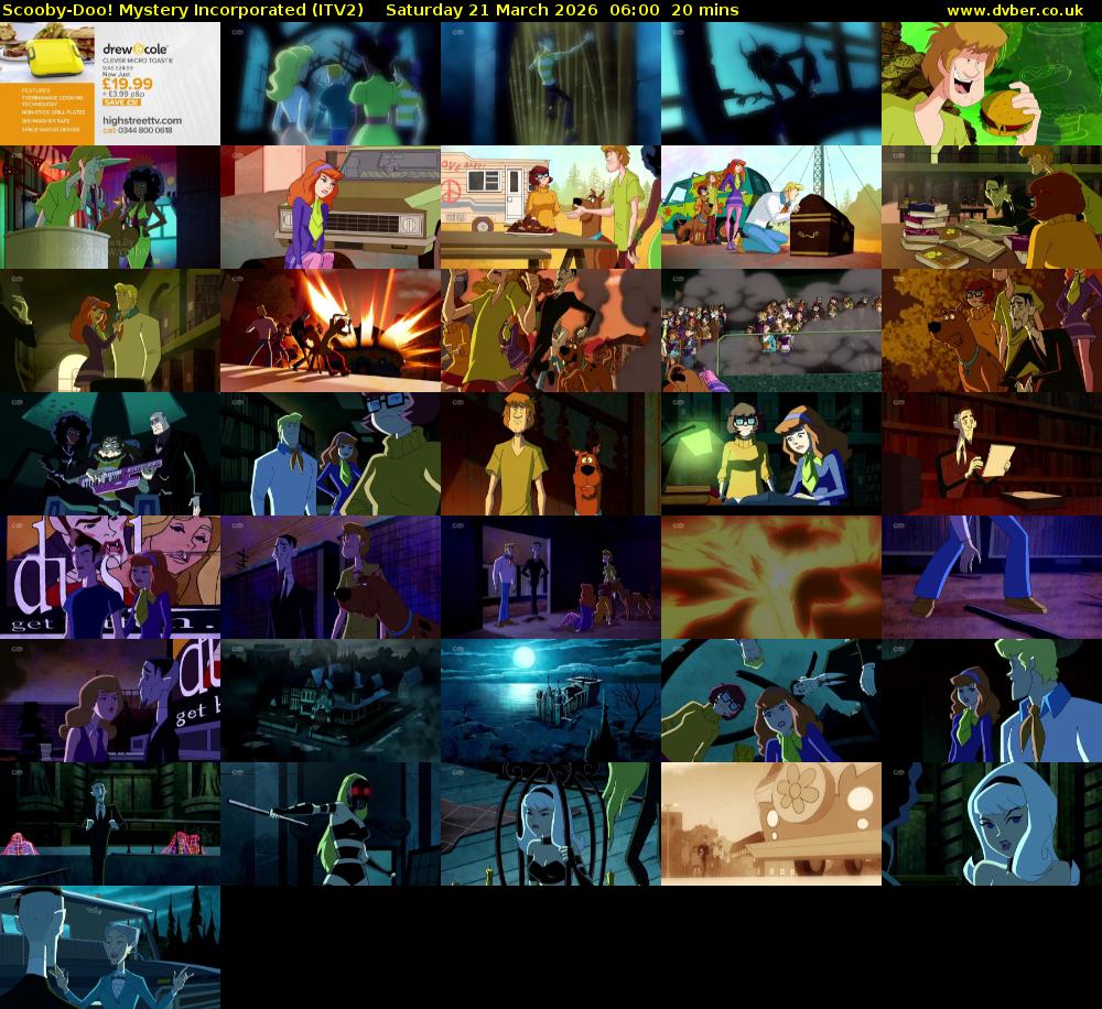 Scooby-Doo! Mystery Incorporated (ITV2) Saturday 21 March 2026 06:00 - 06:20