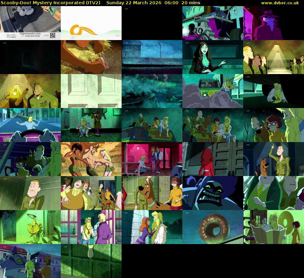 Scooby-Doo! Mystery Incorporated (ITV2) Sunday 22 March 2026 06:00 - 06:20