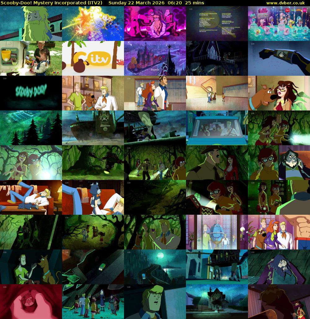 Scooby-Doo! Mystery Incorporated (ITV2) Sunday 22 March 2026 06:20 - 06:45