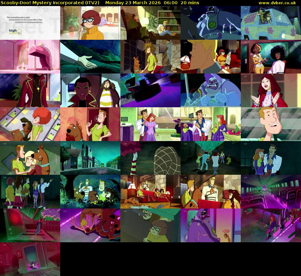 Scooby-Doo! Mystery Incorporated (ITV2) Monday 23 March 2026 06:00 - 06:20